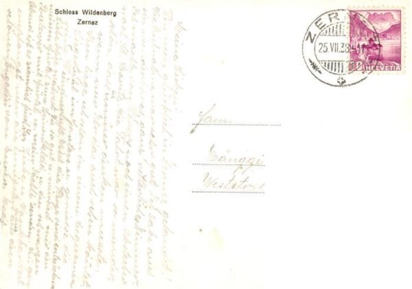 Zernez GR Schloss Wildenberg Kirche – Bild 2