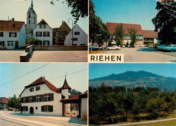 Riehen Basel BS Dorfkirche Gemeindehaus Wettsteinhaus T