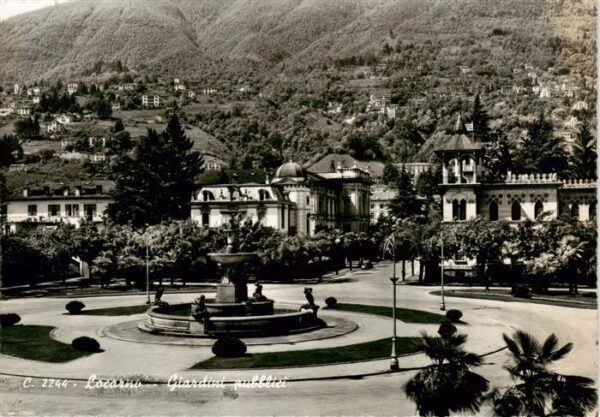 Locarno Lago Maggiore TI Giardini pubblici