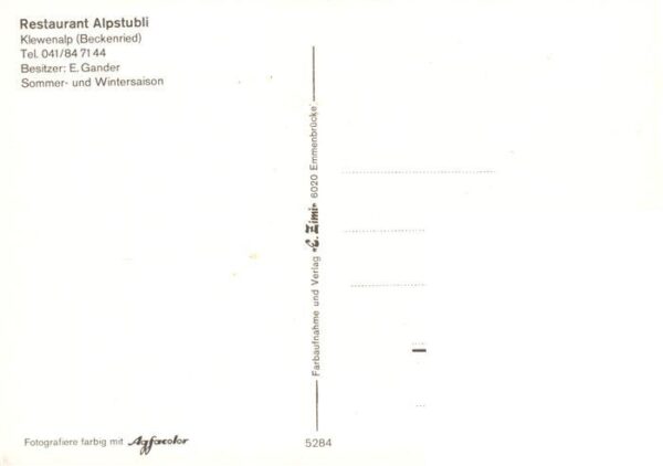 Klewenalp Restaurant Alpstubli – Bild 2
