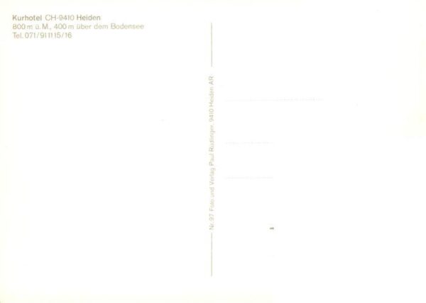 Heiden AR Kurhotel Heiden – Bild 2