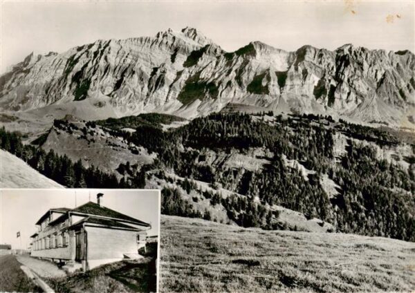 Urnaesch AR Gasthaus Hochalp mit Säntis