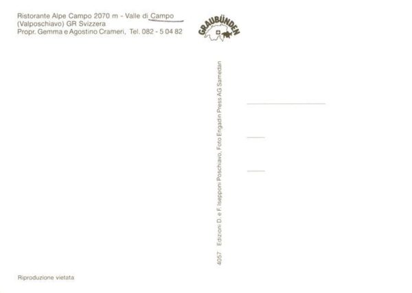 Campo GR Ristorante Alpe Campo – Bild 2