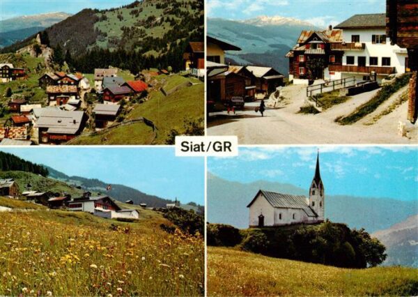 Siat Seth GR Dorfpartien Neues Schulhaus Kapelle St