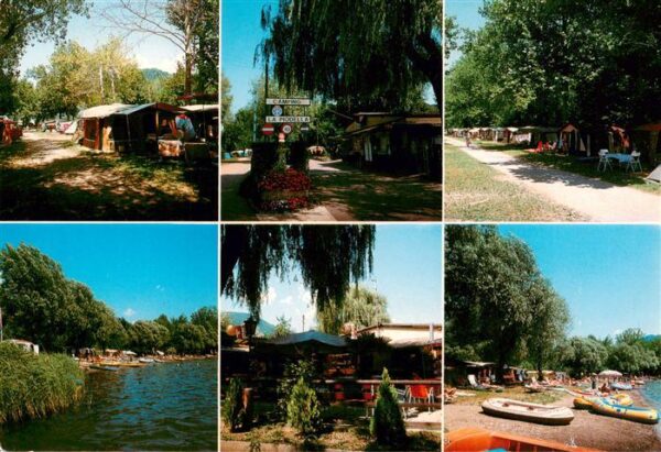 Muzzano TI Camping TCS Piodella Teilansichten Stra