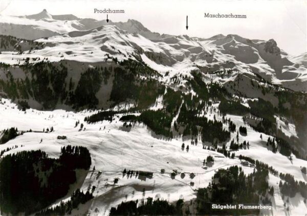 Flumserberg SG Skigebiet Flumserberg Prodchamm und Mas