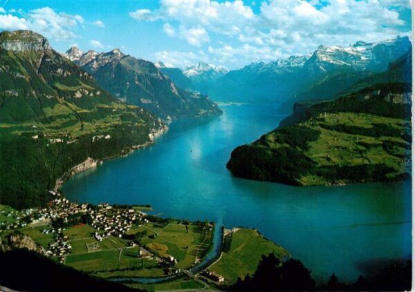 Brunnen  SZ Blick vom Urniberg mit Bristenstock Git