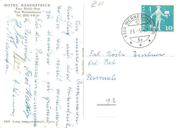 Wernetshausen ZH Hotel Hasenstrick – Bild 2