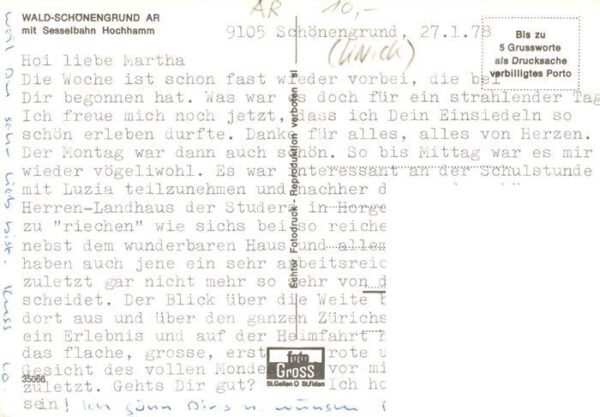 Schoenengrund AR mit Sesselbahn Hochhamm – Bild 2