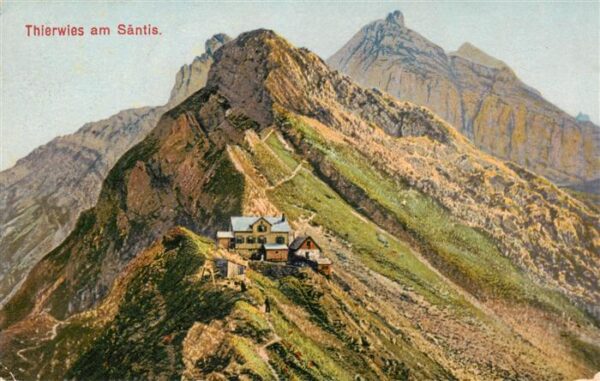 Thierwies AR am Säntis Panorama