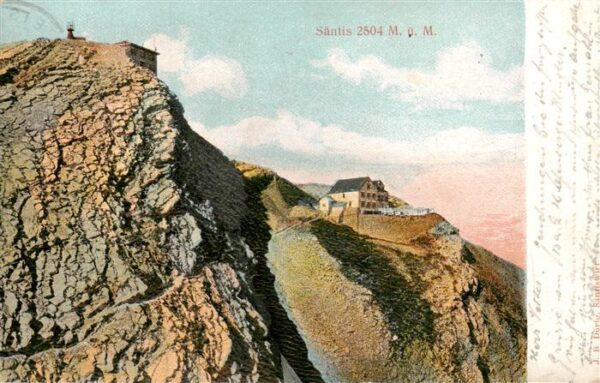 Saentis 2504m AR Hotel auf dem hohen Säntis