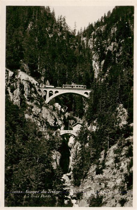 Salvan VS Gorges du Triege Les trois Ponts