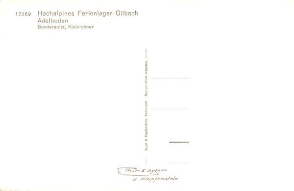 Adelboden BE Hochalpines Ferienlager Gilbach Bonders – Bild 2