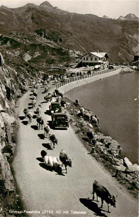 Grimsel Pass Speiserestaurant mit Grimselblick und T
