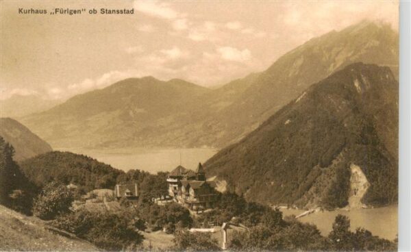 Stansstad Panorama Kurhaus Fürigen Alpen