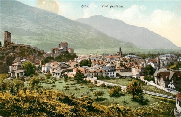 Sion  Sitten Seduno VS Vue generale