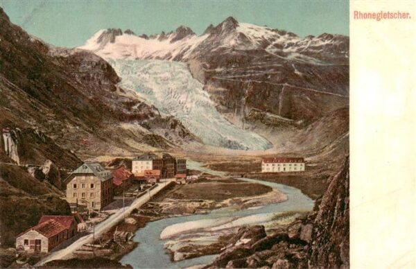 Rhonegletscher Glacier du Rhone VS Panorama