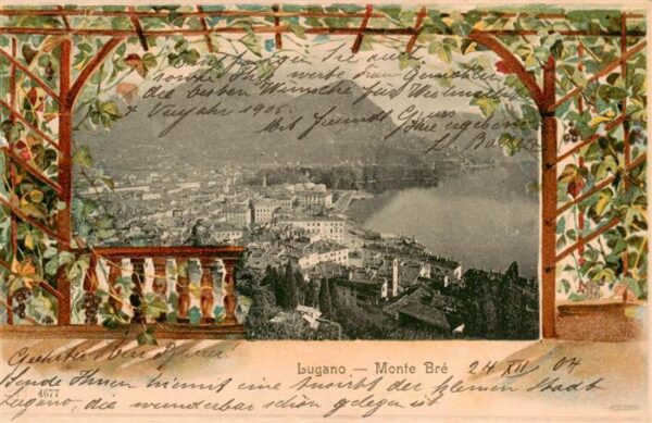 Lugano Lago di Lugano TI Monte Bre