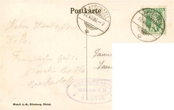 Saentis 2504m AR Blick auf Seealpsee Rhein und Vorarlber – Bild 2