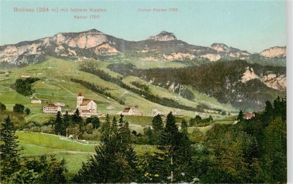 Bruelisau IR mit Hohen Kasten und Kamor