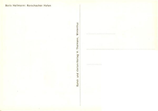 Rorschach Bodensee SG Rorschacher Hafen Gemälde – Bild 2