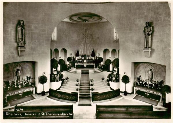 Rheineck  SG Inneres der St Theresienkirche