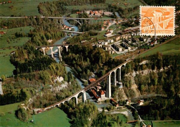 Sitterbruecken St Gallen SG Fliegeraufnahme