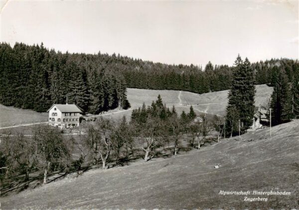 Zugerberg ZG Alpwirtschaft Hintergaisboden