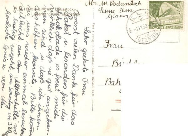 Elm  GL mit Hausstock Leiterberg und Kärpfstock – Bild 2