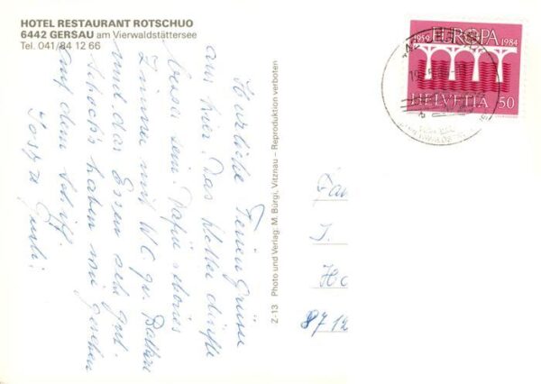 Gersau Vierwaldstaettersee SZ Hotel Restaurant Rotschuo – Bild 2