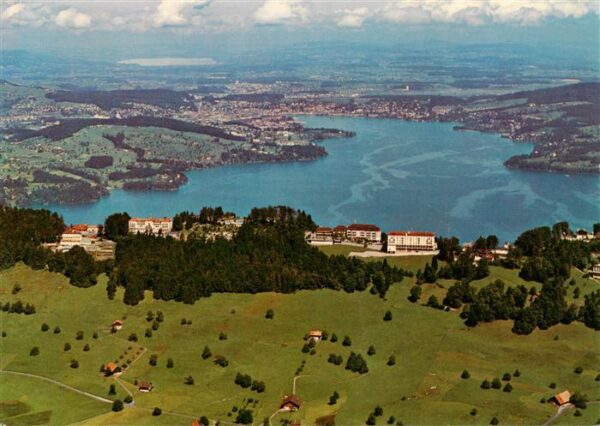 Buergenstock Vierwaldstaettersee NW Fliegeraufnahme