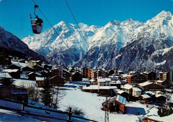 Graechen VS Sesselbahn Hannigalp Weisshorn Bishorn