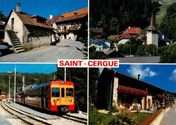 Saint-Cergue Nyon Suisse Ancienne forge L’eglise Le train Nyon S