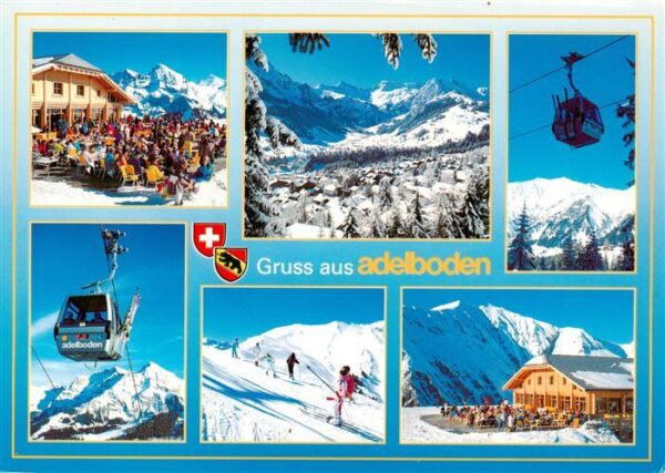 Adelboden BE Sillerenbühl Berggasthaus Schwebebahn P