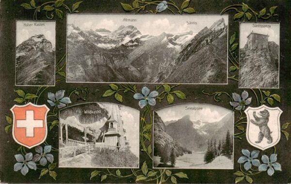 Appenzeller Land IR Hoher Kasten Altmann Säntis Säntisspitz