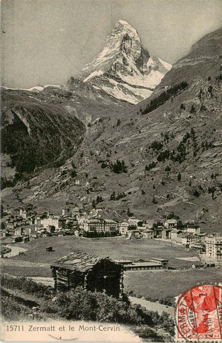 Zermatt VS et le Mont Cervin