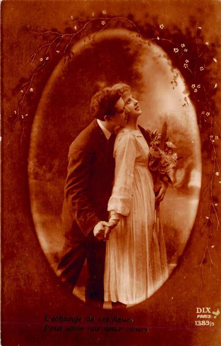 Foto DIX Paris Nr. Nr. 1389/3 Paar Mann Frau