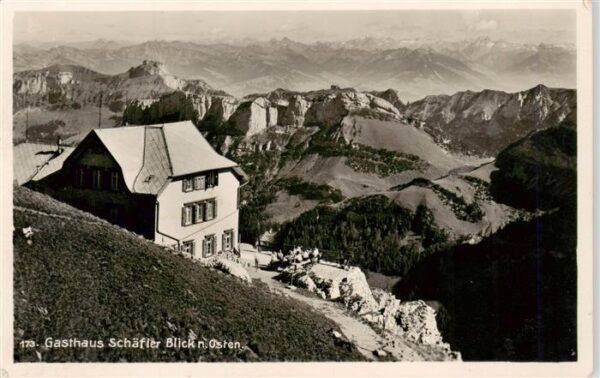 Schaefler 1925m IR Gasthaus Schäfler Panorama