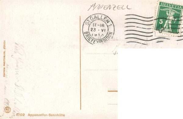 Appenzell IR Appenzeller Bauernhaus Trachtenkinder – Bild 2