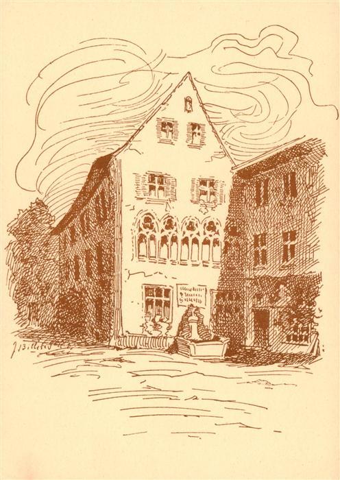 Basel BS Christl Vereinshaus Basel Hofansicht Ze