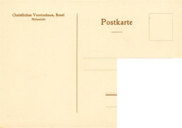 Basel BS Christl Vereinshaus Basel Hofansicht Ze – Bild 2