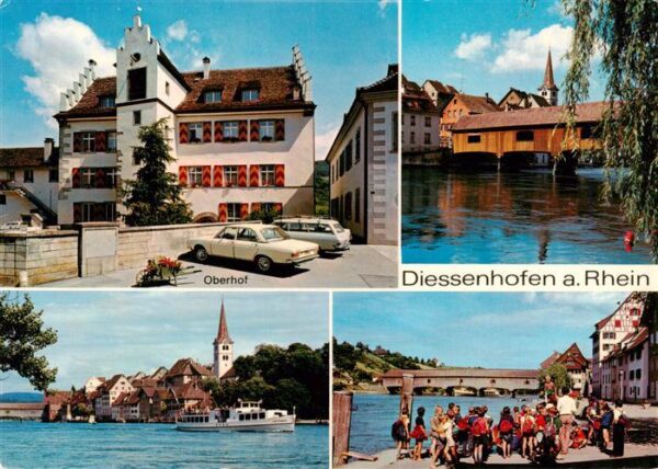 Diessenhofen TG Oberhof Rheinpartien Schulklasse