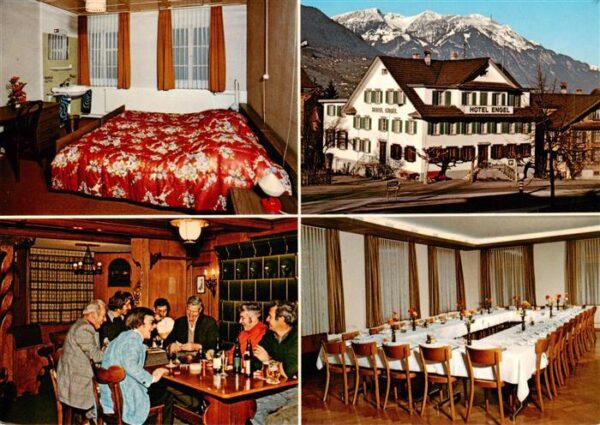 Sachseln OW Hotel Restaurant Engel Gasträume Zimmer