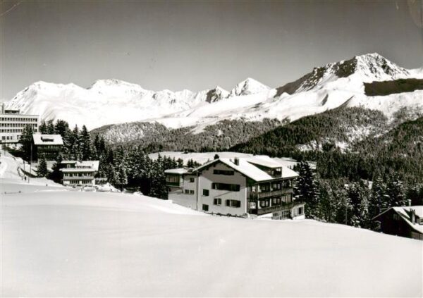 Arosa GR Auf Prätschli Winterpanorama