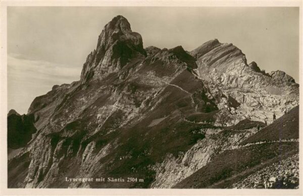 Lysengrat Altmann IR mit Säntis