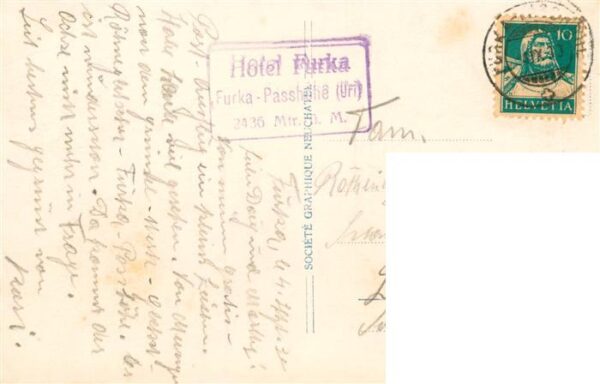 Furkapasshoehe mit Furka Furkablick Hotels und Galenst – Bild 2