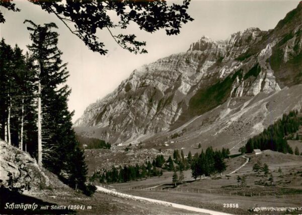 Schwaegalp AR mit Säntis Appenzeller Alpen