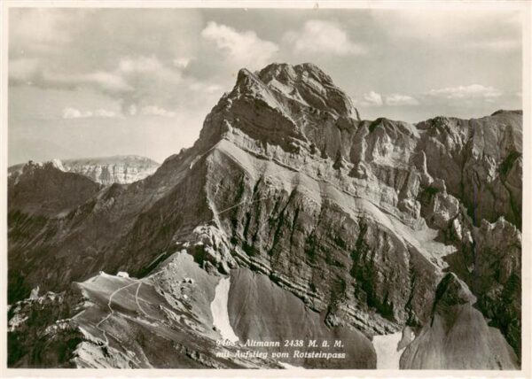 Altmann 2436m IR mit Aufstieg vom Rotsteinpass Appenzell