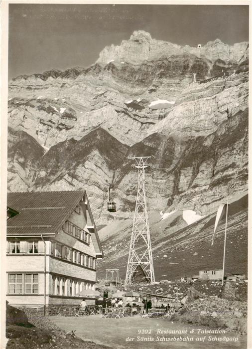 Schwaegalp AR Restaurant Talstation Säntis Schwebebah