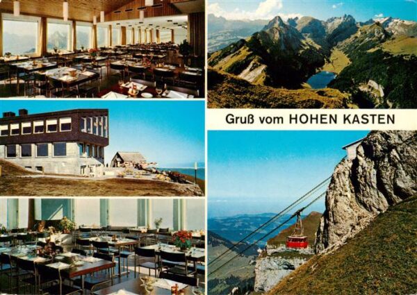 Hoher Kasten Hohenkasten 1799m IR Berghotel Restaurant Bergbahn Alpenpano